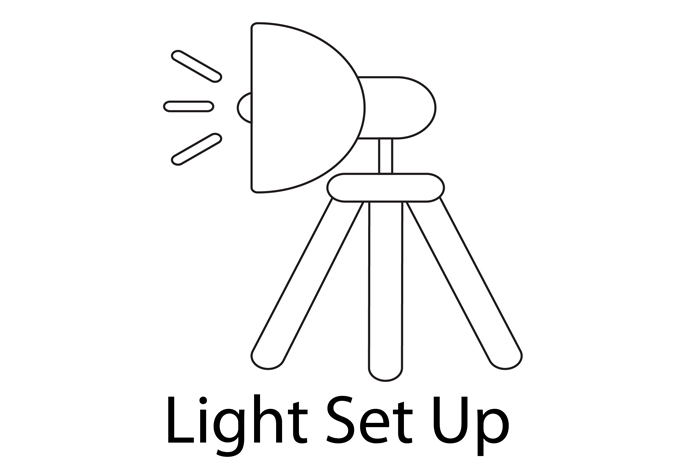 Set up the lights
